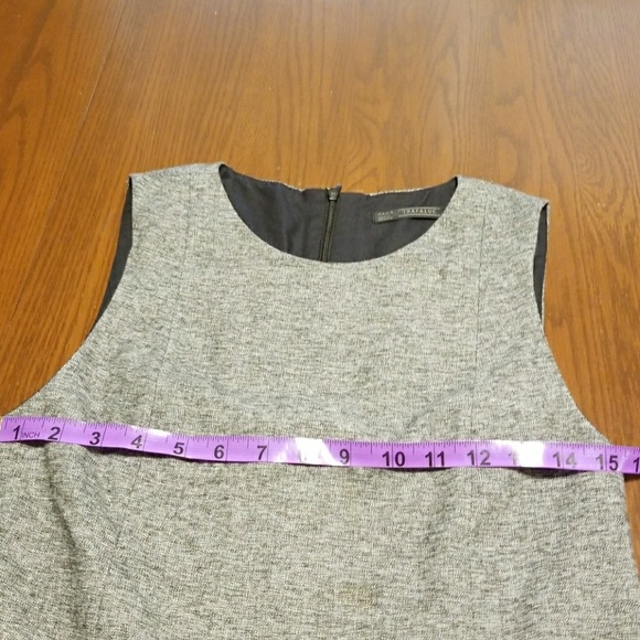 Zara Trafaluc gray black lined jumpsuit - Picture 3 of 8